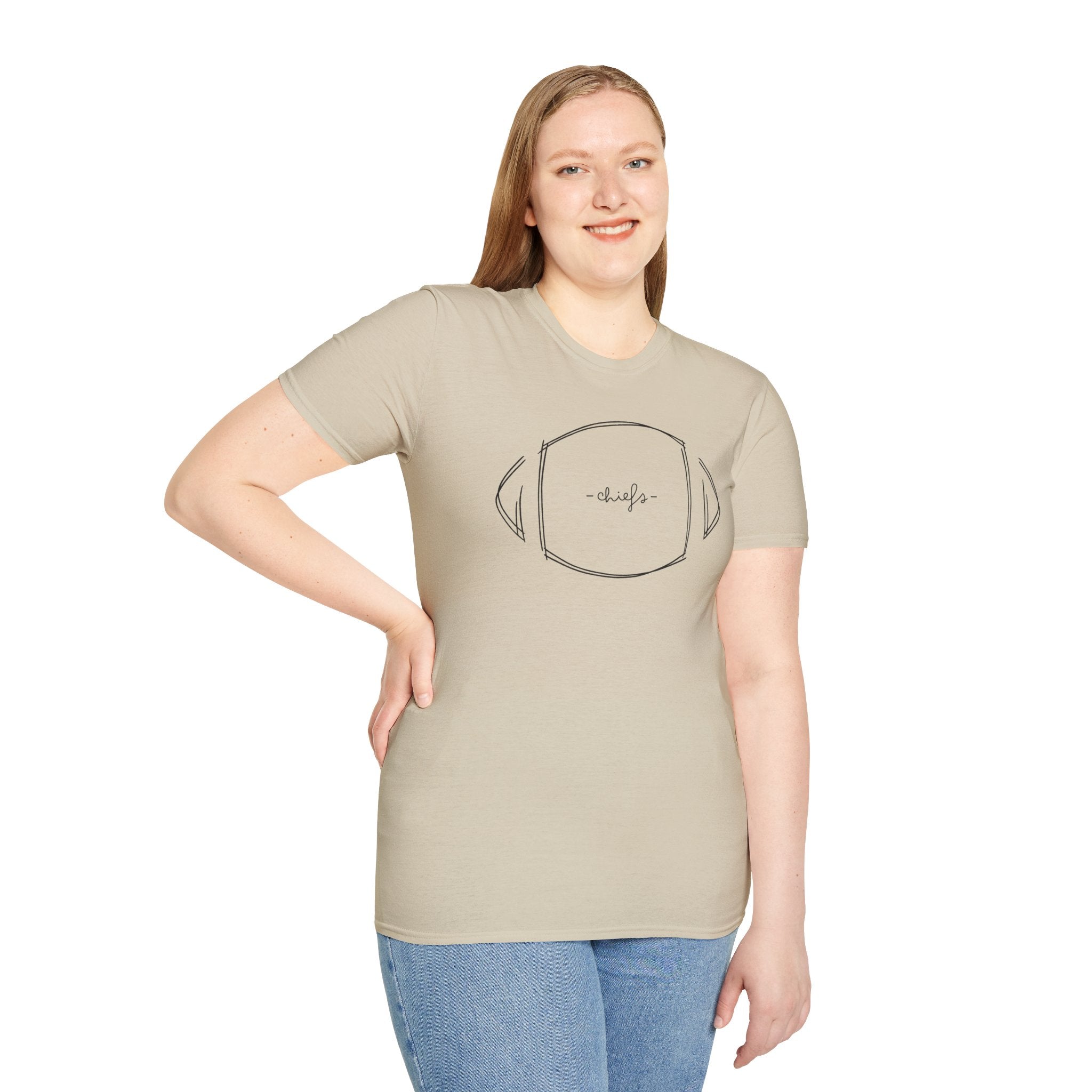 Women's Softstyle Chiefs Football T-Shirt
