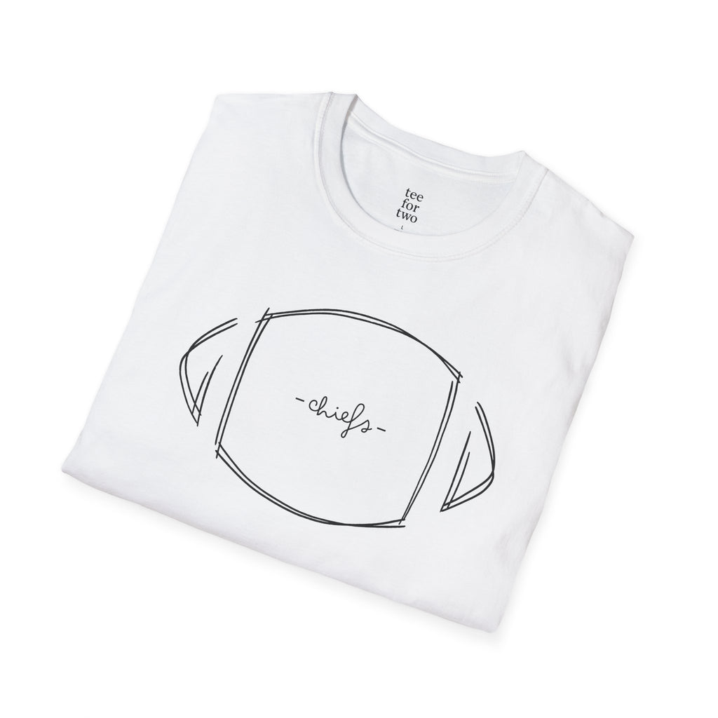 Women's Softstyle Chiefs Football T-Shirt