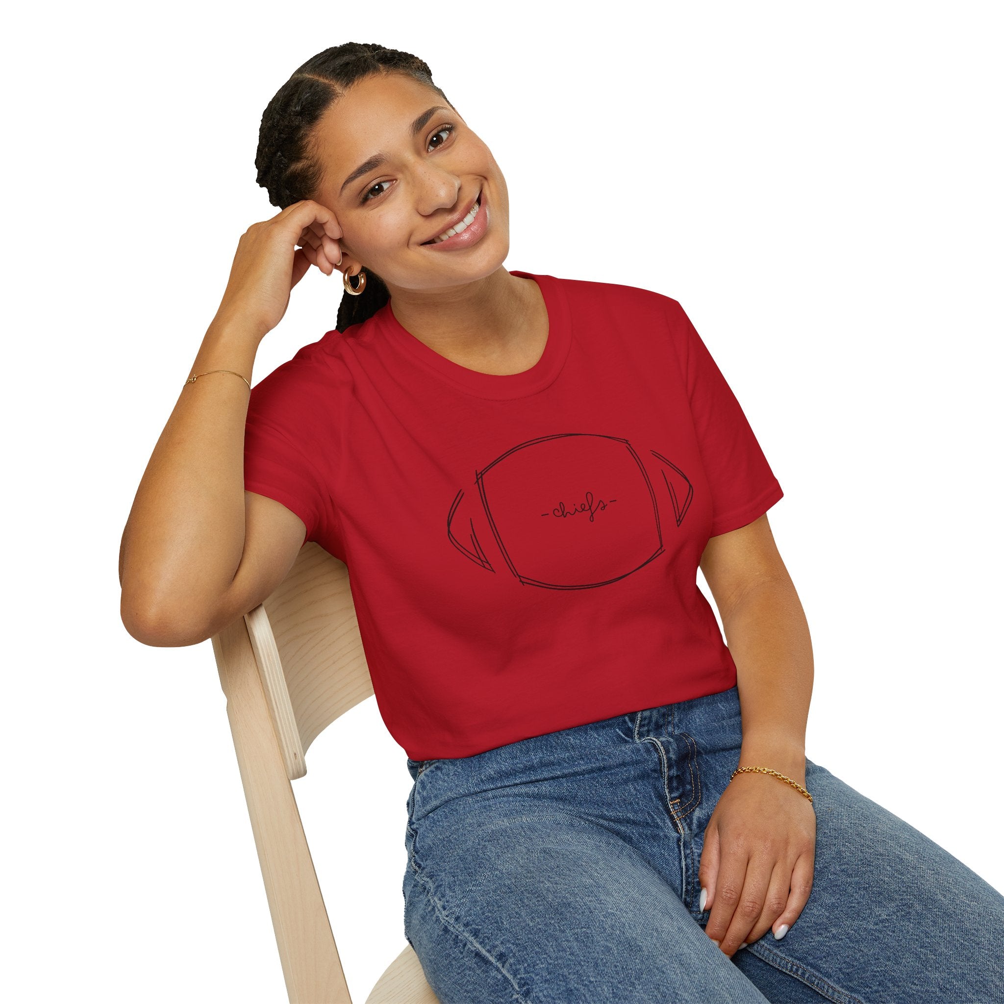 Women's Softstyle Chiefs Football T-Shirt