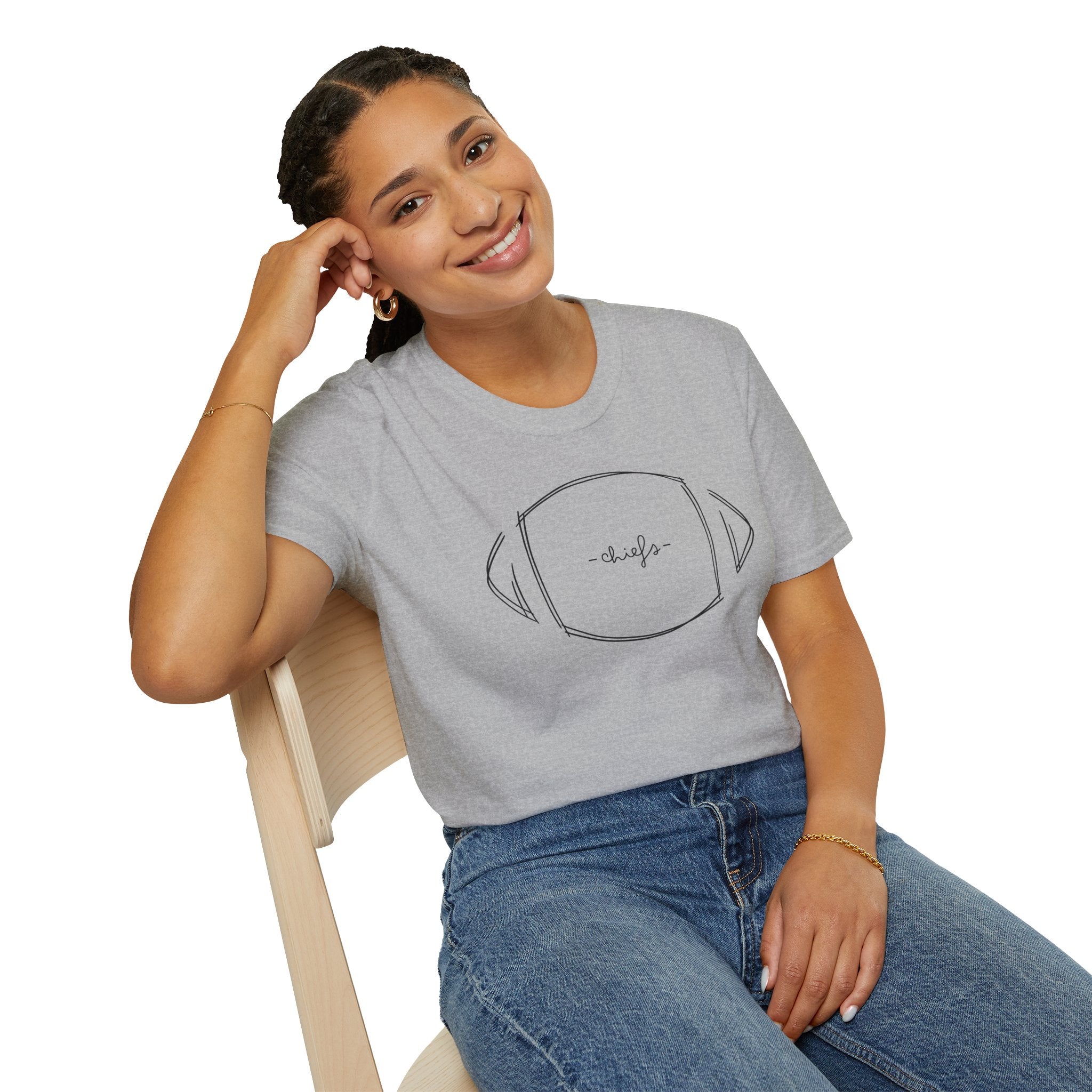 Women's Softstyle Chiefs Football T-Shirt
