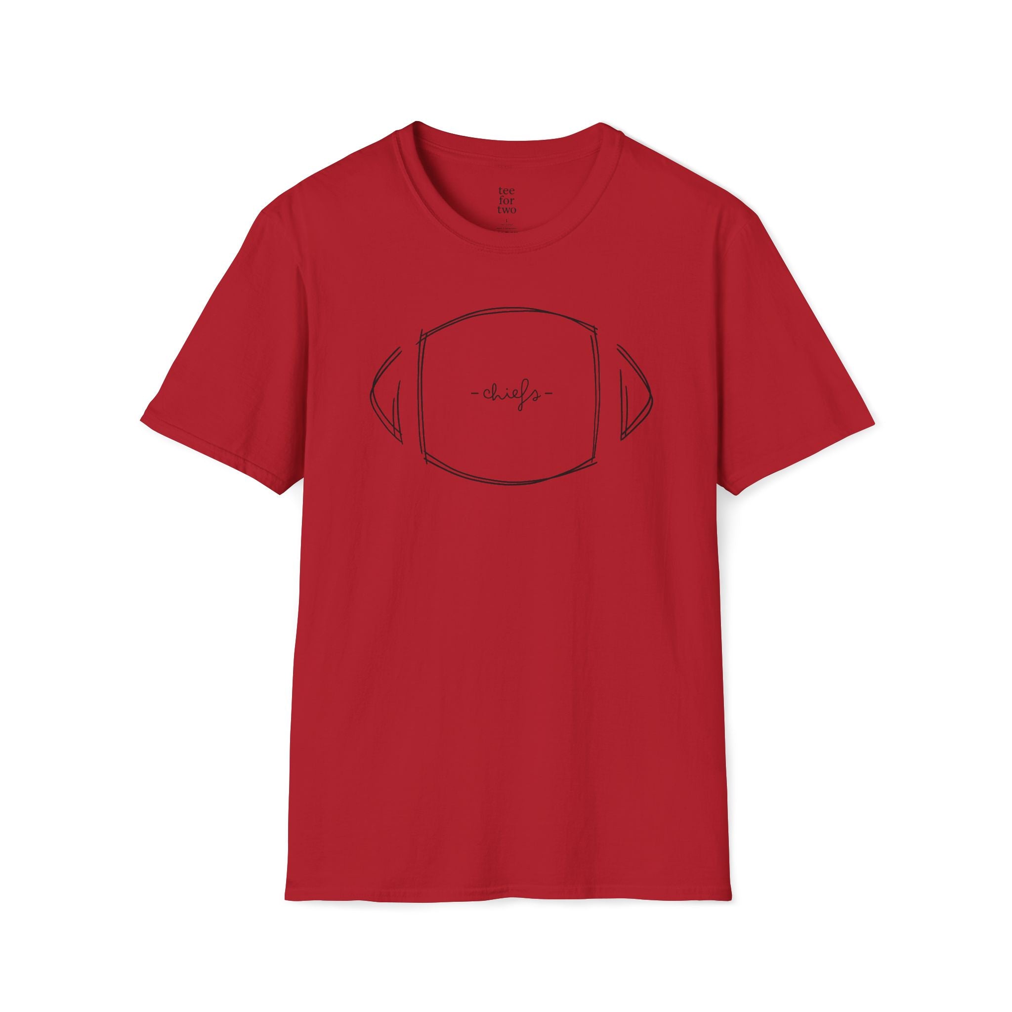 Women's Softstyle Chiefs Football T-Shirt